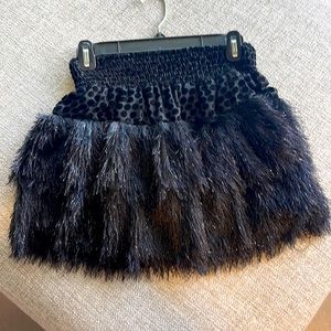 Black Feathered Mini